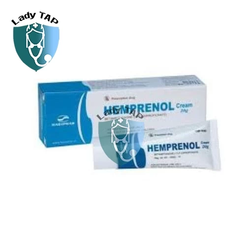 Hemprenol Cream 20g Hadiphar - Thuốc điều trị viêm da hiệu quả (5 type)